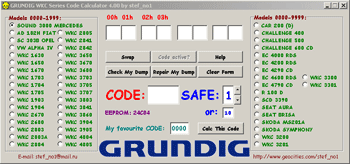 grundig radio codes from serial number